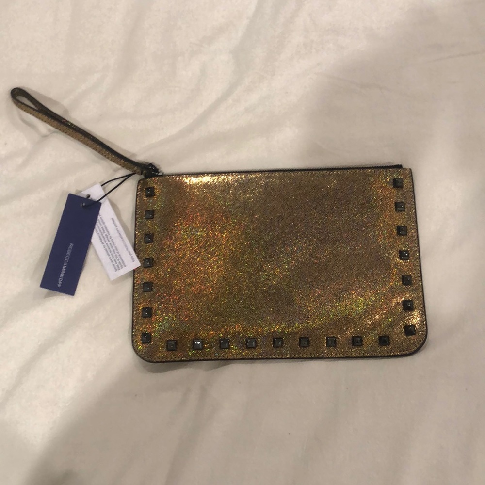 Rebecca Minkoff Gold Sparkle Clutch